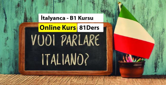İtalyanca Online B1 Kursu